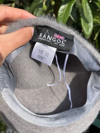 Exclusiva Boina Kangol Pelaje Gris - Nueva