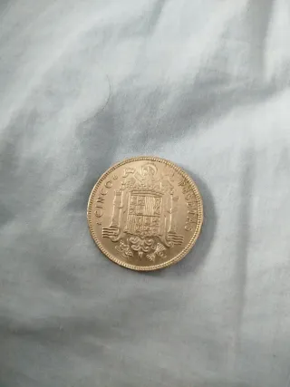 5 Pesetas 1949 Franco Caudillo de España