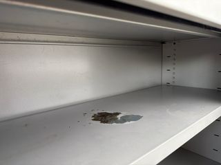 Armario metálico persiana gris