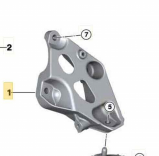 22116859415 SOPORTE MOTOR IZQUIERDO BMW SERIE 3 L
