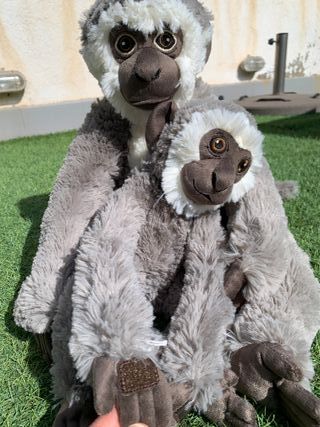 Peluche Ikea Sandlöpare Cercopiteco con cría