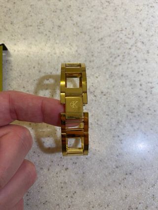 Reloj pulsera Calvin Klein mujer acero dorado