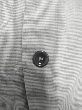 Blazer Zara Basic Gris Talla 36