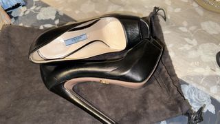 Zapatos de tacón negros Prada Milano