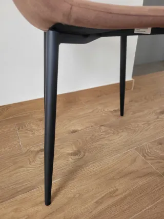 Silla SKLUM Glamm terciopelo marrón - como nueva