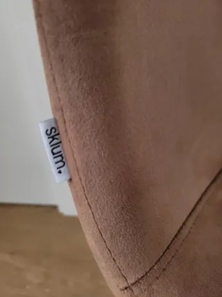 Silla SKLUM Glamm terciopelo marrón - como nueva