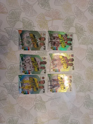 Lote 6 cromos fútbol Panini BILLION 24/25