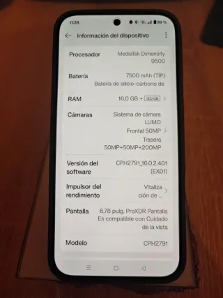 Oppo Find X9 Pro Dorado