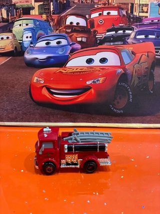 Coche Bomberos Cars Metal Nuevo!!