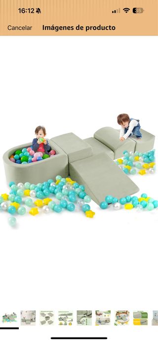 Juego Escalada y Piscina de Bolas 5 Piezas bebe