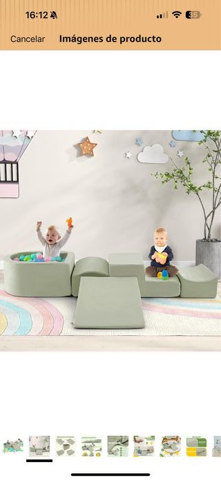 Juego Escalada y Piscina de Bolas 5 Piezas bebe