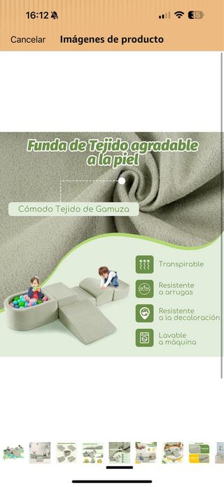 Juego Escalada y Piscina de Bolas 5 Piezas bebe