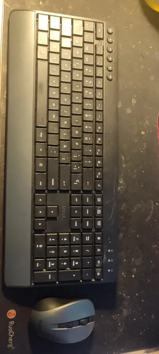 Pack Teclado y Ratón Trust Negro/Gris