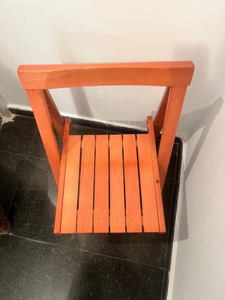 Mesa comedor plegable madera con 4 sillas