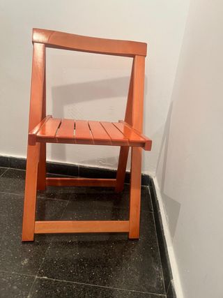 Mesa comedor plegable madera con 4 sillas