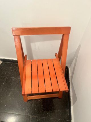 Mesa comedor plegable madera con 4 sillas