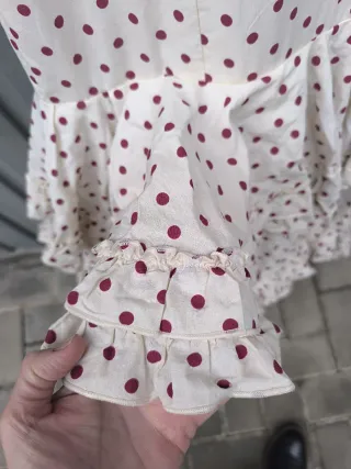 Traje Gitana Talla XS Lunares