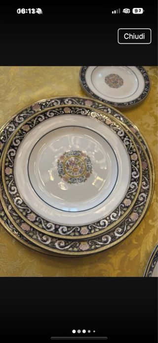 Servizio piatti 4 persone Wedgwood Runnymede