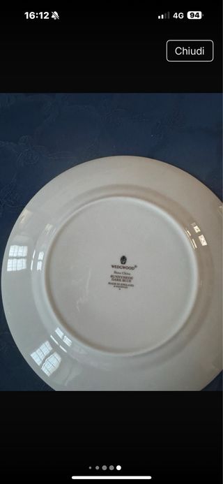 Servizio piatti 4 persone Wedgwood Runnymede