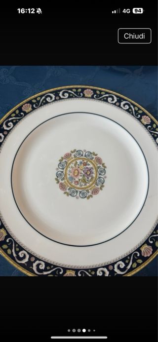 Servizio piatti 4 persone Wedgwood Runnymede