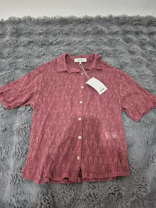 Camisa Pull&Bear rosa calada M