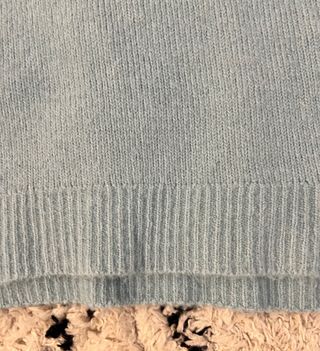 Jersey Zara azul cuello alto