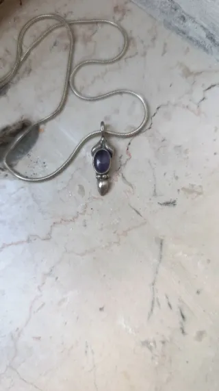 Ciondolo Ametista Argento