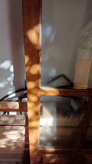 Puerta Roble Macizo con Marco Original