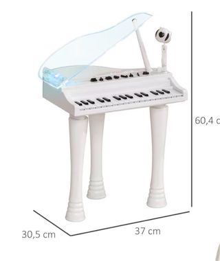 Piano elettronico infantile bianco
