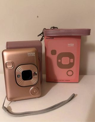 Cámara instantánea Fujifilm Mini LiPlay Rosa