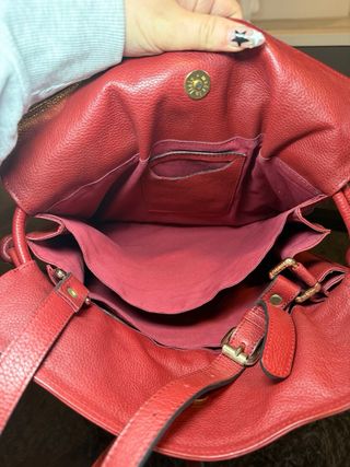 Bolso Loewe Vintage Rojo Piel