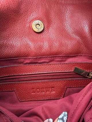 Bolso Loewe Vintage Rojo Piel