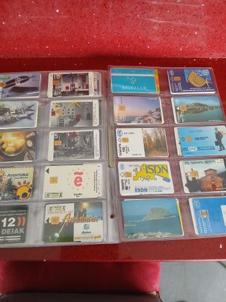 120 Tarjetas Telefónicas Mundiales