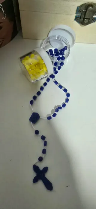 Rosarios de colores 25 unidades diferentes colores