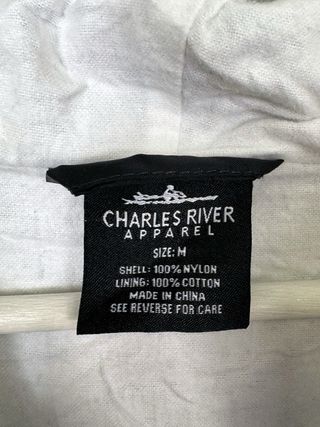 Cortavientos Pullover USA Retro Oversize Negro Y2K