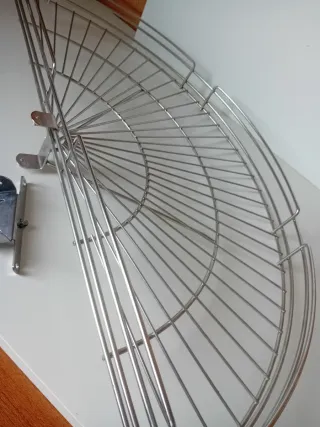 Organizador esquinero metálico cocina