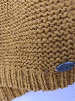 Jersey mostaza tejido fino