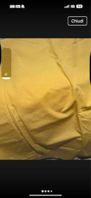 Scampolo tessuto giallo