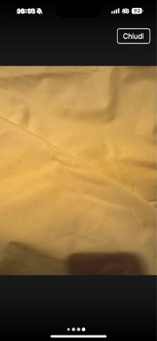 Scampolo tessuto giallo