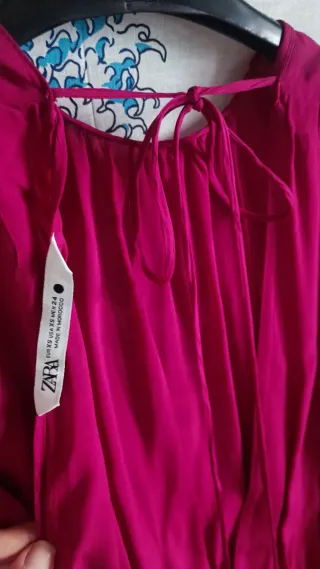 Blusa Zara fucsia