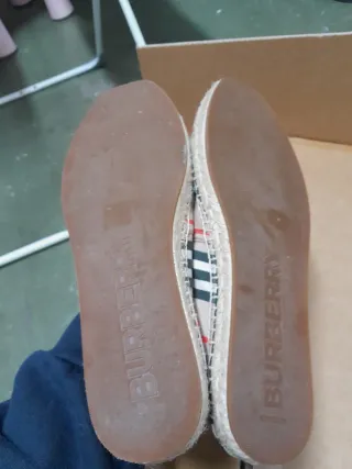 Alpargatas Burberry Beige Multicolor