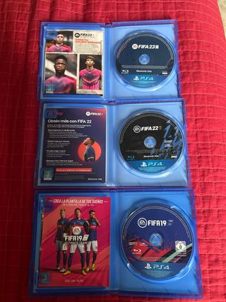 Lote 3 Giochi FIFA PS4: 19, 22, 23