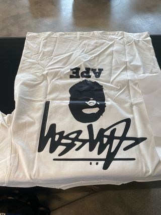 T-shirt Bape Stussy Ape nuova con cartellino