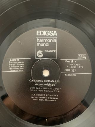 Vinilo Carmina Burana Vol. 3 - Clemencic Consort