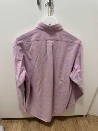 Camisa Oxford Slim Fit Polo Ralph Lauren Morada