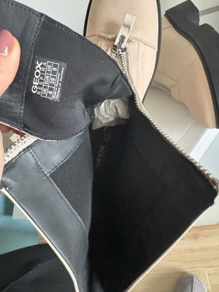 Stivaletti Geox vera pelle beige tg. 39