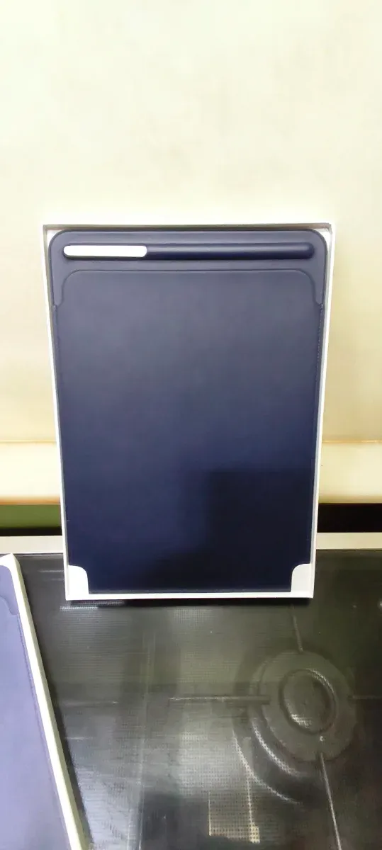 Funda iPad Pro Piel Azul afbeelding 2