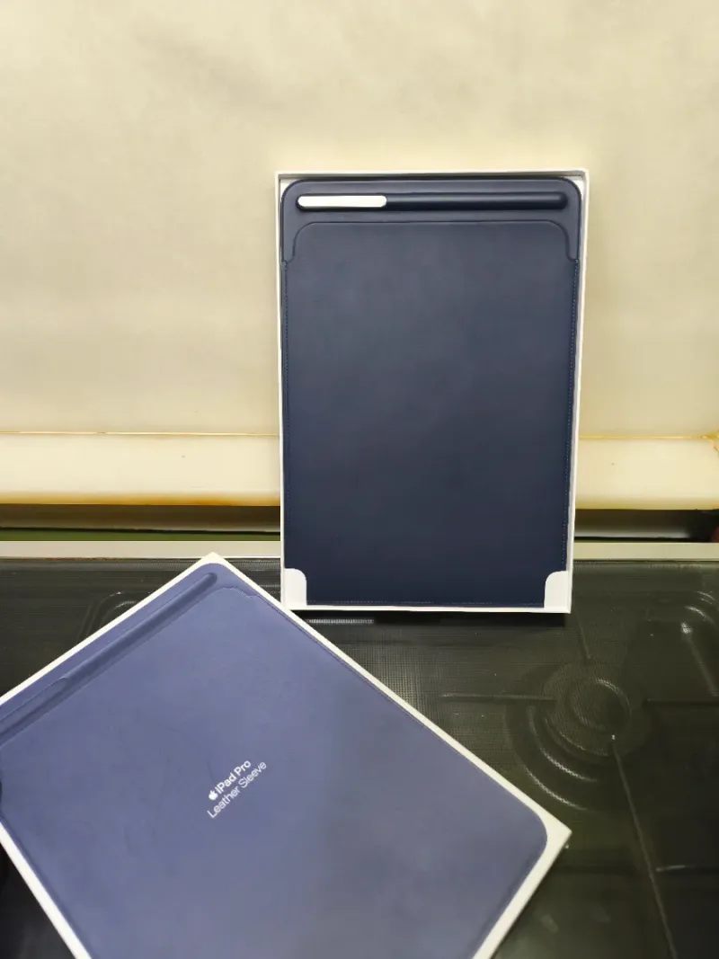 Funda iPad Pro Piel Azul afbeelding 3