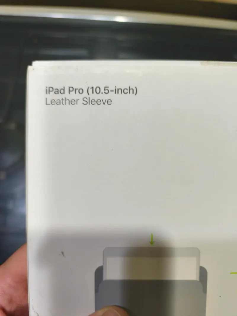Funda iPad Pro Piel Azul afbeelding 5