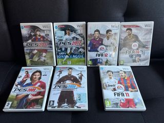 Lote Videojuegos Wii: PES e FIFA